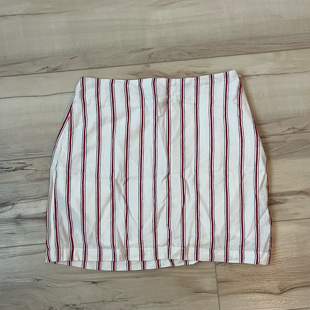 Striped miniskirt